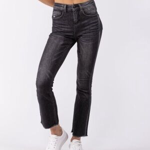 Lovervet Take Me Higher High-Rise Kick Flare Tummy Control Denim.